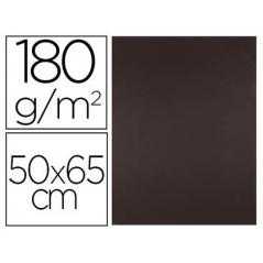 Cartulina liderpapel 50x65 180 gr marron paquete de 25