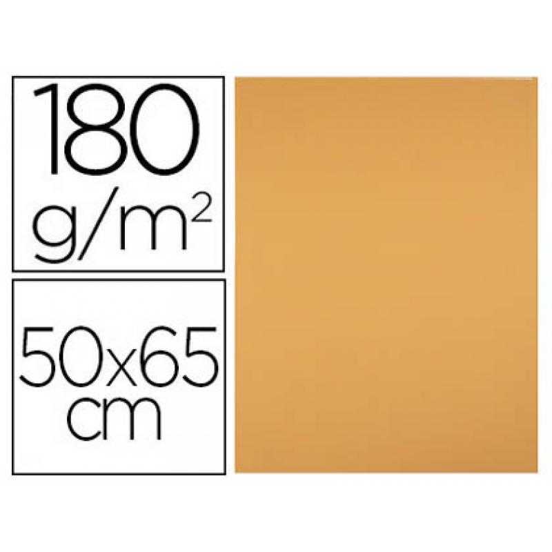 Cartulina liderpapel 50x65 180 gr avellana paquete de 25.