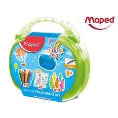 Maletin de dibujo maped early age 23 piezas