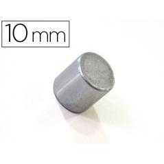 Imanes extrafuertes bi-office sujecion ideal para pizarra magnéticas 10 mm plateados blister de 2 imanes