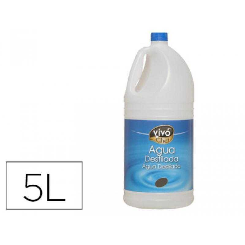 Agua desionizada vivochef garrafa 5l