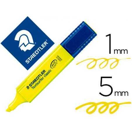 Rotulador staedtler textsurfer classic 364 fluorescente amarillo