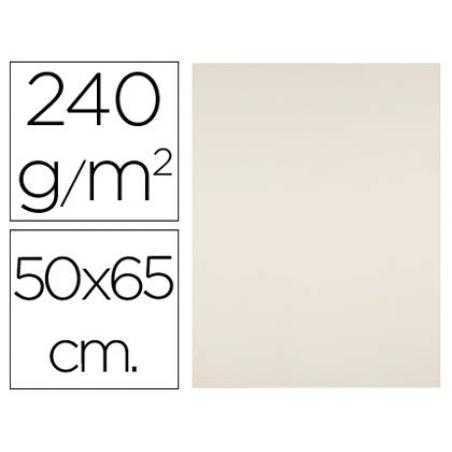 Cartulina liderpapel 50x65 cm 240g/m2 crema paquete de 25 unidades