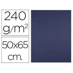 Cartulina liderpapel 50x65 cm 240g/m2 azul zafiro paquete de 25 unidades