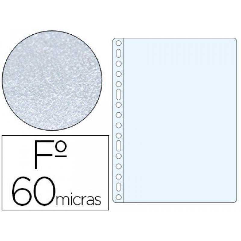 Funda multitaladro esselte folio polipropileno 60 mc piel de naranja caja de 100 unidades