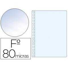 Funda multitaladro esselte folio polipropileno 80 mc cristal caja de 100 unidades