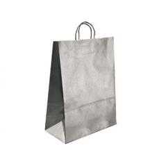 Bolsa kraft q-connect plata asa retorcida 270x120x360 mm