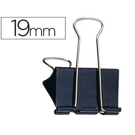 Pinza metálica q-connect reversible n.1 19 mm caja de 10 unidades