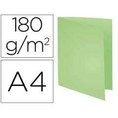 Subcarpeta cartulina reciclada exacompta din a4 verde prado claro 170 g/m2