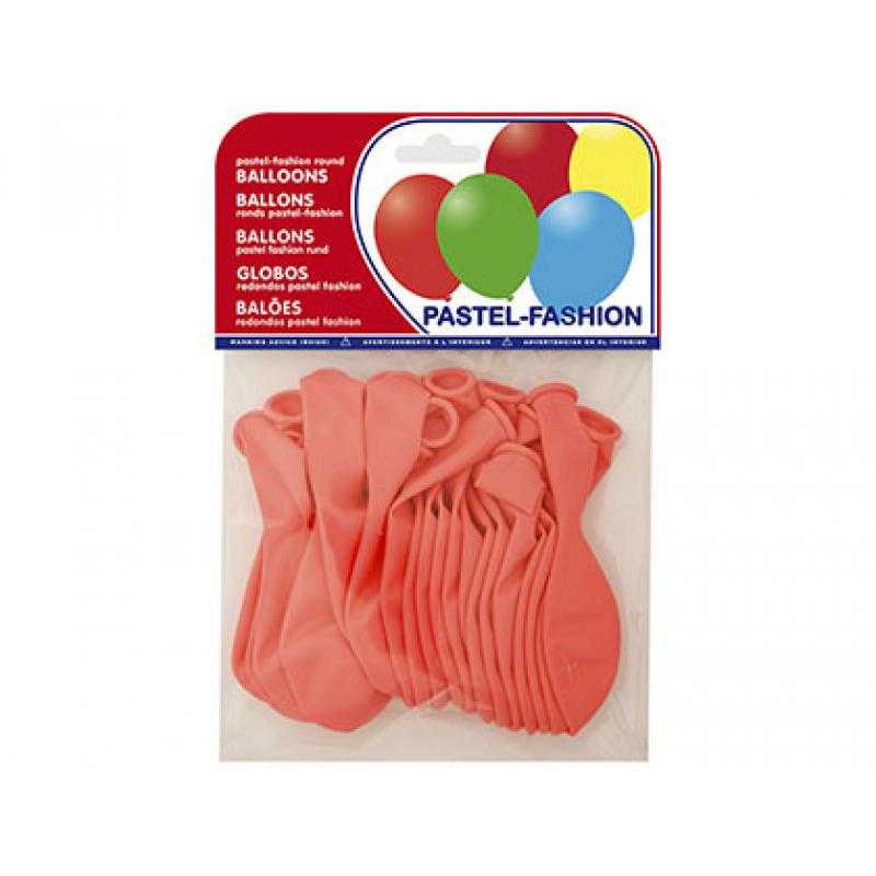Globos pastel rosa bolsa de 20 unidades