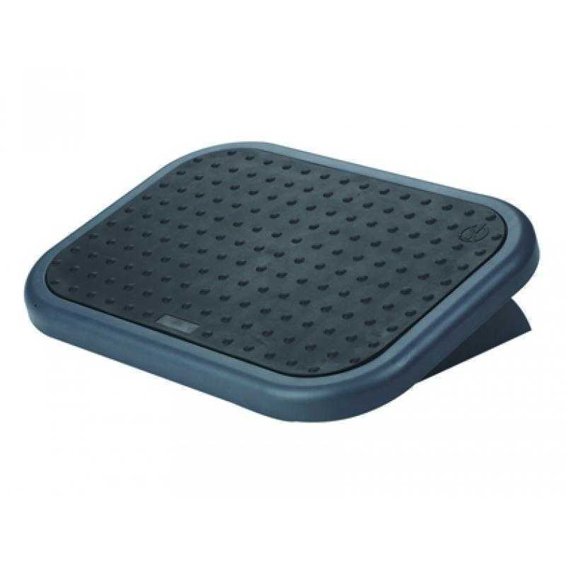 Reposapies ajustable q-connect con alfombrilla caucho 450x330x85 mm