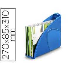 Revistero cep plastico uso vertical / horizontal azul 85x270x310 mm