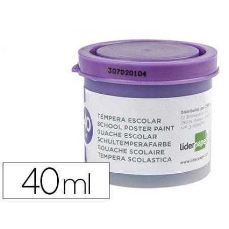 Tempera liderpapel escolar 40 ml violeta