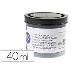 Tempera liderpapel escolar 40 ml negro