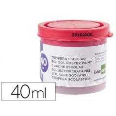 Tempera liderpapel escolar 40 ml magenta