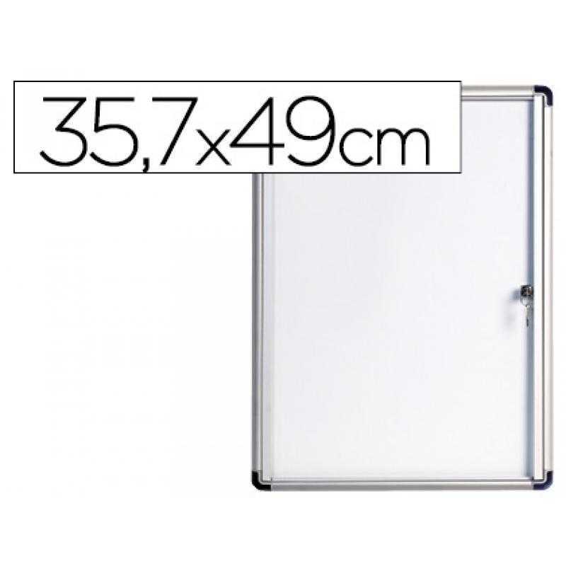 Vitrina de anuncios bi-office fondo magnetico extraplana de interior 357x490 mm