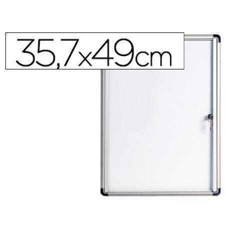 Vitrina de anuncios bi-office fondo magnetico extraplana de interior 357x490 mm