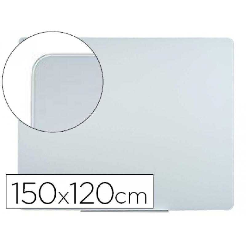 Pizarra blanca bi-office cristal magnética 1500x1200 mm