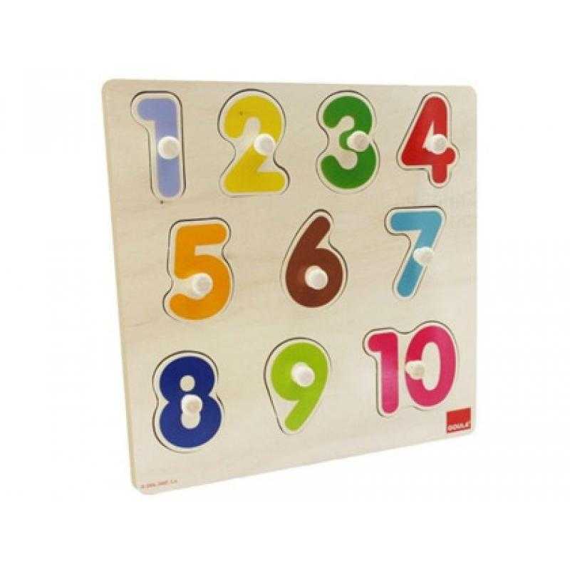 Puzle goula numeros 10 piezas