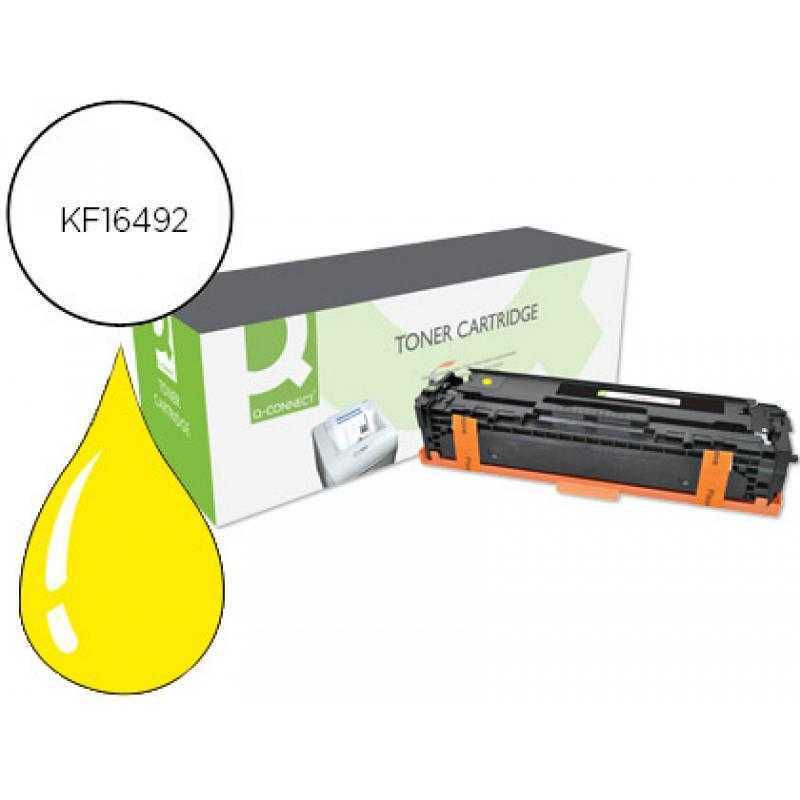Toner q-connect compatible hp cf212a color laserjet m251n / 251nw / 276n / 276nw amarillo 1.800 pag