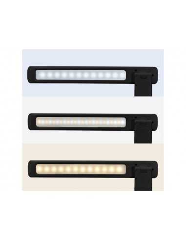 Lampara de escritorio maul sally led con bateria tres niveles intensidad color negro
