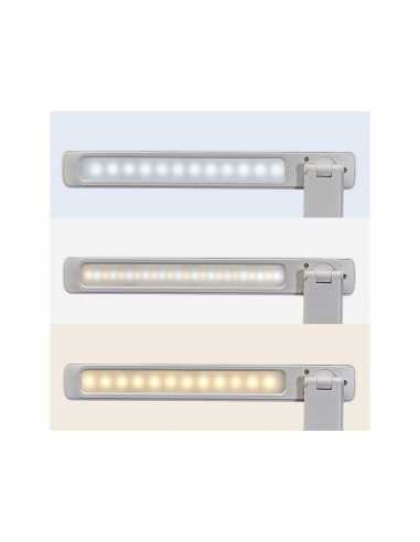 Lampara de escritorio maul sally led con bateria tres niveles intensidad color blanco