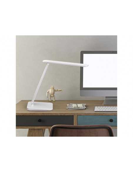 Lampara de escritorio maul sally led con bateria tres niveles intensidad color blanco