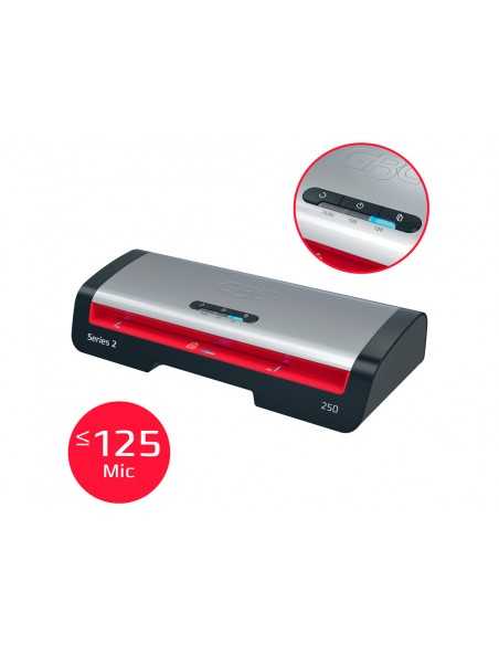 Plastificadora gbc 250 office din a4 apagado automatico 2 rodillos hasta 125 micras Plastificadora gbc 250 office din a4 apagado automatico 2 rodillos hasta 125 micras