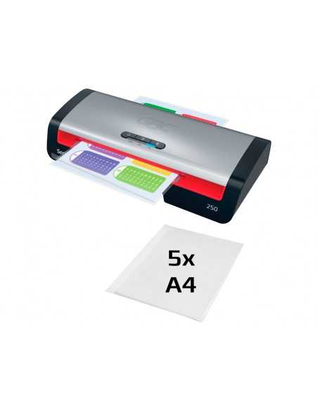 Plastificadora gbc 250 office din a4 apagado automatico 2 rodillos hasta 125 micras Plastificadora gbc 250 office din a4 apagado automatico 2 rodillos hasta 125 micras