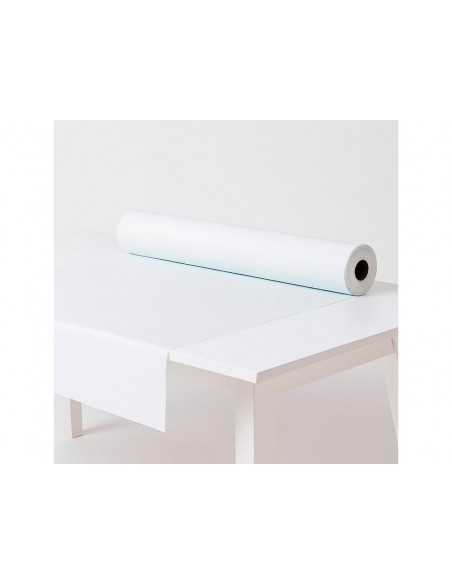 Mantel celulosa blanco biodegradable rollo ancho 1 mtlongitud 100 mt