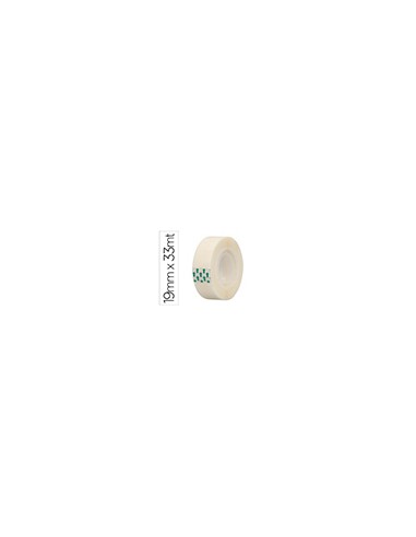 Cinta adhesiva greening invisible 33 mt x 19 mm