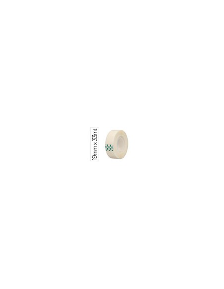 Cinta adhesiva greening invisible 33 mt x 19 mm