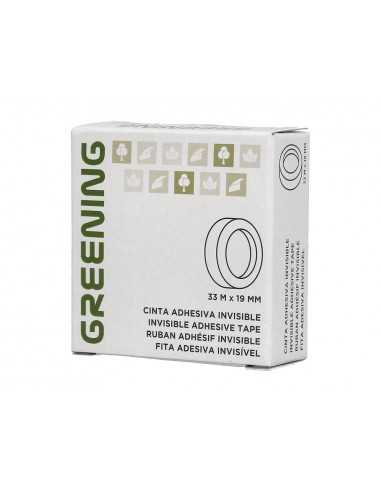 Cinta adhesiva greening invisible 33 mt x 19 mm