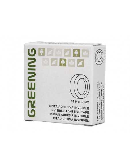 Cinta adhesiva greening invisible 33 mt x 19 mm