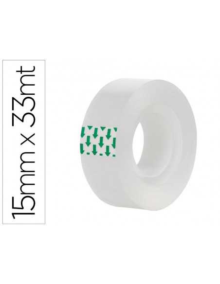 Cinta adhesiva greening transparente 33 mt x 15 mm