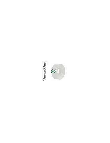 Cinta adhesiva greening transparente 33 mt x 15 mm
