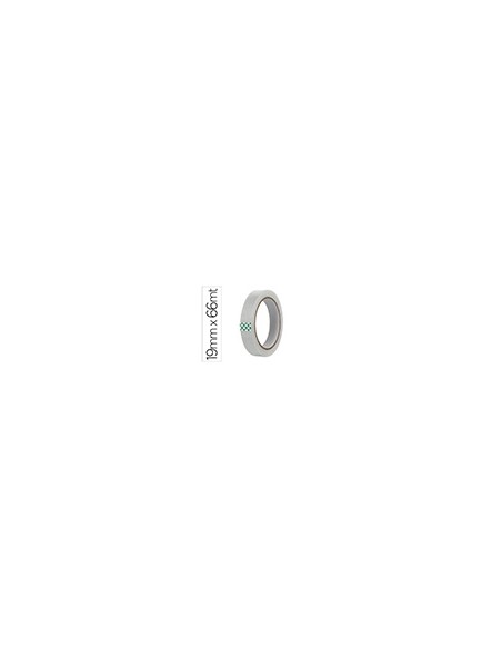 Cinta adhesiva greening transparente 66 mt x 19 mm