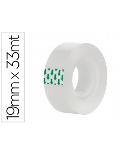 Cinta adhesiva greening transparente 33 mt x 19 mm