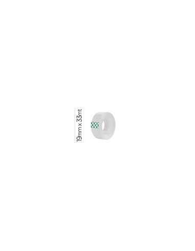 Cinta adhesiva greening transparente 33 mt x 19 mm