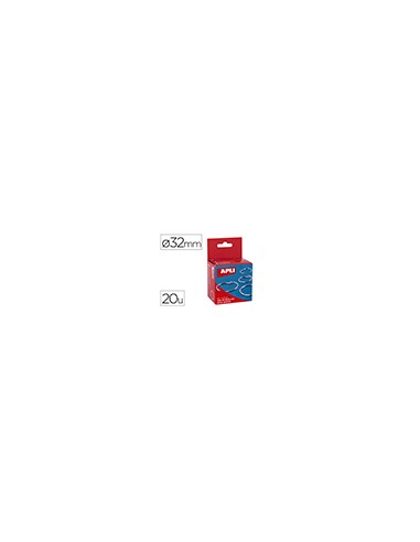 Anilla bisagra apli niquelada diametro 32 mm caja de 20 unidades