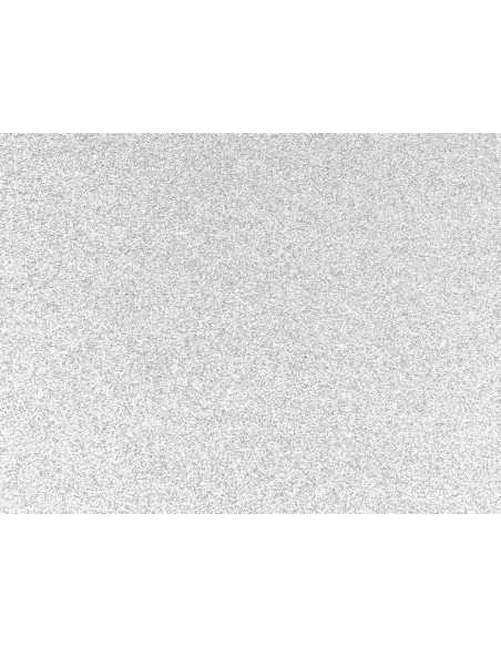 Goma eva con purpurina biodegradable liderpapel 50x70cm 60g/m2 espesor 2 mm blanco