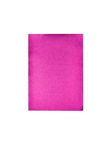 Goma eva con purpurina biodegradable liderpapel 50x70cm 60g/m2 espesor 2 mm violeta