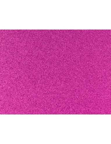 Goma eva con purpurina biodegradable liderpapel 50x70cm 60g/m2 espesor 2 mm violeta