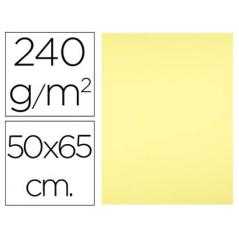 Cartulina liderpapel 50x65 cm 240 g/m2 amarillo medio