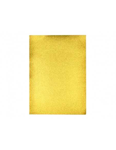 Goma eva con purpurina biodegradable liderpapel 50x70cm 60g/m2 espesor 2 mm oro Goma eva con purpurina biodegradable liderpapel 50x70cm 60g/m2 espesor 2 mm oro
