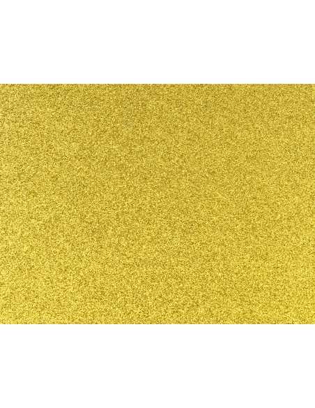 Goma eva con purpurina biodegradable liderpapel 50x70cm 60g/m2 espesor 2 mm oro Goma eva con purpurina biodegradable liderpapel 50x70cm 60g/m2 espesor 2 mm oro