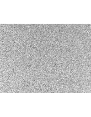 Goma eva con purpurina biodegradable liderpapel 50x70cm 60g/m2 espesor 2 mm plata