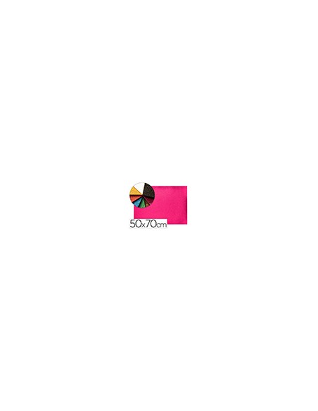 Goma eva con purpurina biodegradable liderpapel 50x70cm 60g/m2 espesor 2 mm rosa