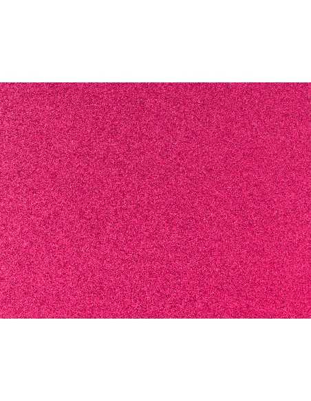 Goma eva con purpurina biodegradable liderpapel 50x70cm 60g/m2 espesor 2 mm rosa