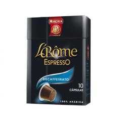 Cafe l'or espresso decaffeinato fuerza 6 caja de 10 unidades compatible con nespresso
